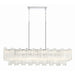 Addis Polished Chrome 14 Light Linear Chandelier Crystorama ADD-317-CH-CL