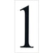 Address Light White Plastic Address Number Tile - Landscape Lighting