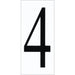 Address Light White Plastic Address Number Tile - Landscape Lighting