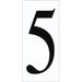 Address Light White Plastic Address Number Tile - Landscape Lighting