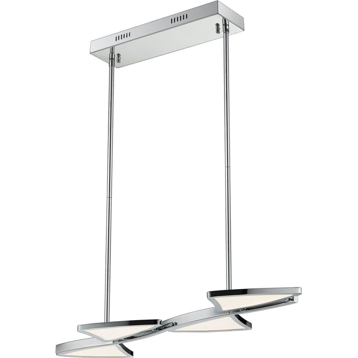 Aeon Chrome LED Island Billiard Pendant | theLightShop