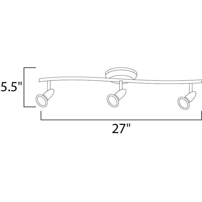 Agron Satin Nickel Flush Mount - Flushmounts