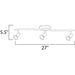 Agron Satin Nickel Flush Mount - Flushmounts