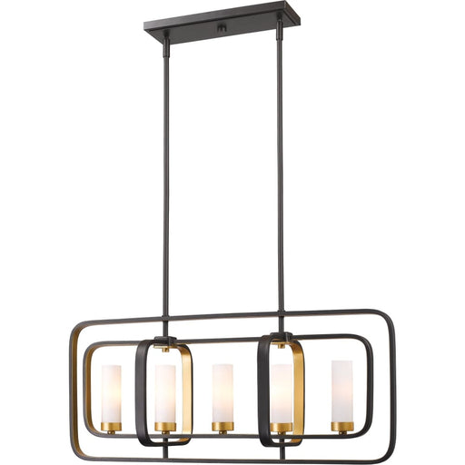 Aideen Bronze Gold Island Billiard Pendant | theLightShop
