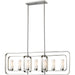 Aideen Brushed Nickel Island Billiard Pendant | theLightShop