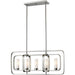 Aideen Brushed Nickel Island Billiard Pendant | theLightShop