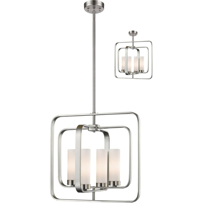 Aideen Brushed Nickel Pendant | theLightShop
