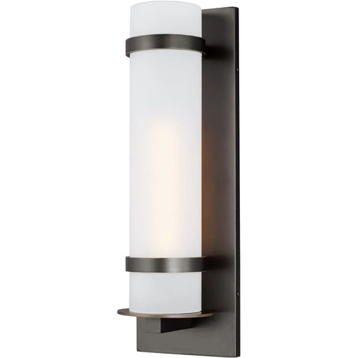 Alban Antique Bronze LED Outdoor Wall Lantern - Outdoor Wall Sconce