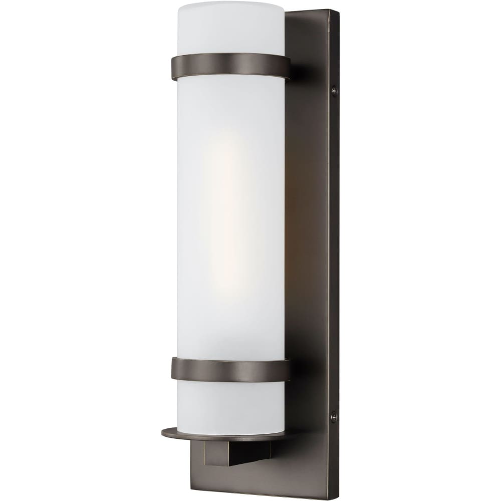 Alban Antique Bronze LED Outdoor Wall Lantern - Outdoor Wall Sconce