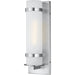 Alban Satin Aluminum Outdoor Wall Lantern - Outdoor Wall Sconce