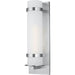 Alban Satin Aluminum Outdoor Wall Lantern - Outdoor Wall Sconce