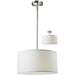 Albion Brushed Nickel Pendant | theLightShop