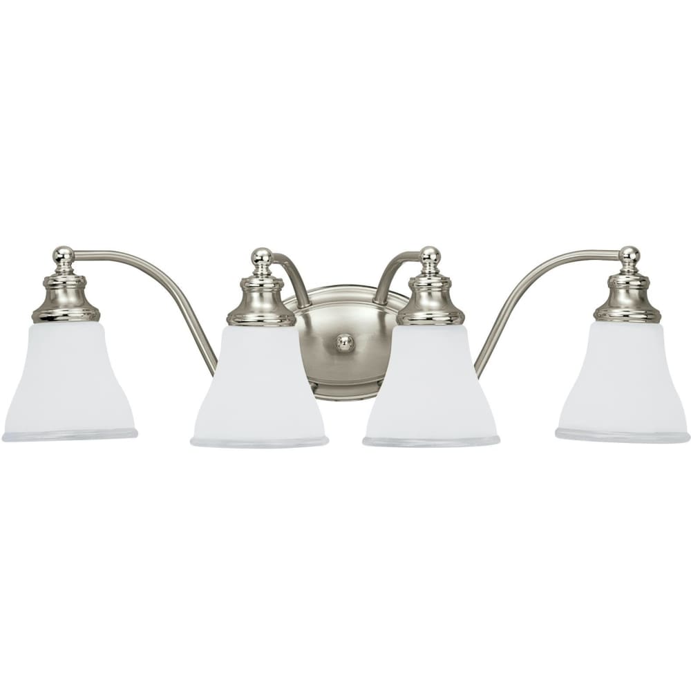 Alexandria Two Tone Nickel LED Vanity Fixture - Bath & Vanity