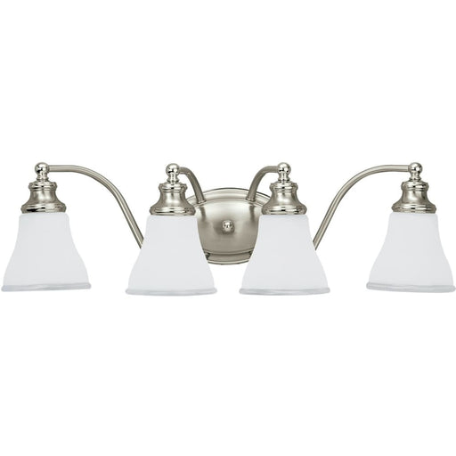 Alexandria Two Tone Nickel LED Vanity Fixture - Bath & Vanity