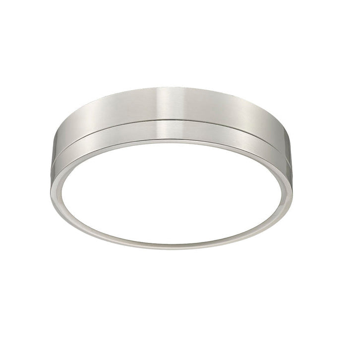 Algar Brushed Nickel 12 Inch LED Flushmount Z-Lite 1006F12-BN-LED | theLightShop