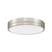 Algar Brushed Nickel LED 16 Inch Flushmount Z-Lite 1006F16-BN-LED | theLightShop