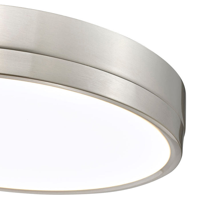 Algar Brushed Nickel LED 16 Inch Flushmount Z-Lite 1006F16-BN-LED | theLightShop