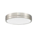Algar LED Flushmount Brushed Nickel Z-Lite 1006F16-BN-LED | theLightShop