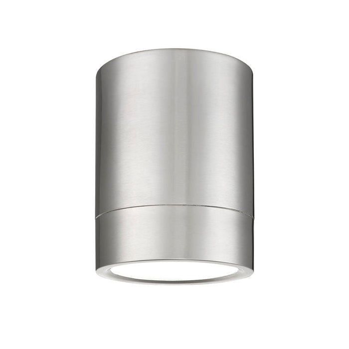 Algar Brushed Nickel LED 6 Inch Cylinder Flushmount Z-Lite 1006F6-BN-LED | theLightShop