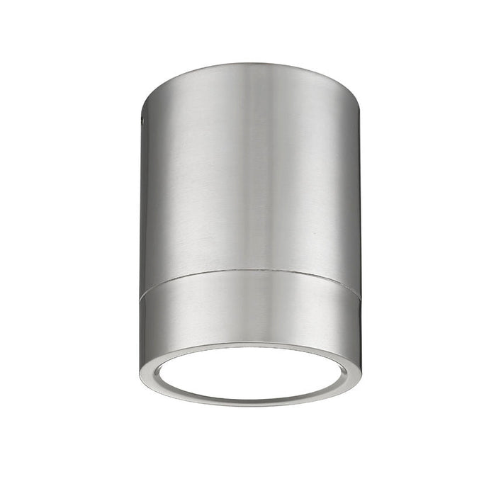 Algar Brushed Nickel LED 6 Inch Cylinder Flushmount Z-Lite 1006F6-BN-LED | theLightShop