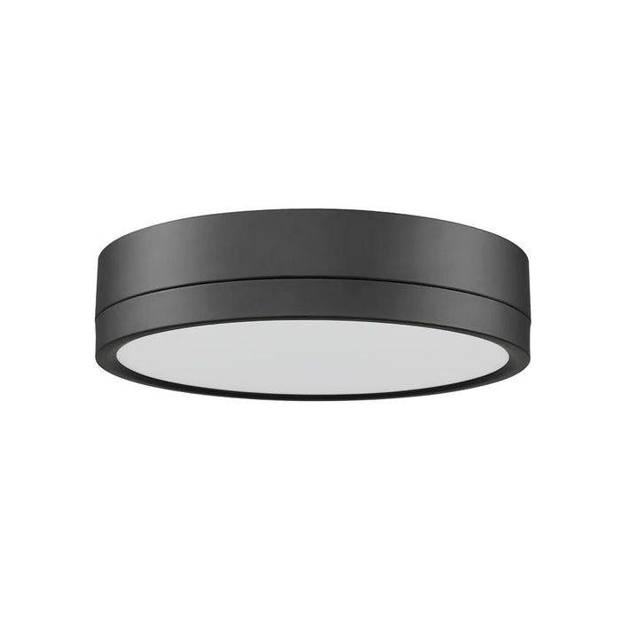 Algar Matte Black 12 Inch LED Flushmount Z-Lite 1006F12-MB-LED | theLightShop
