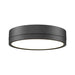 Algar Matte Black 12 Inch LED Flushmount Z-Lite 1006F12-MB-LED | theLightShop