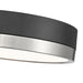 Algar LED Flushmount Matte Black Brushed Nickel Z-Lite 1006F12-MB-BN-LED | theLightShop