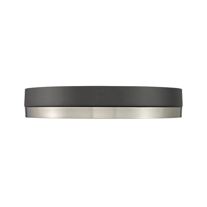 Algar Matte Black Brushed Nickel LED 16 Inch Flushmount Z-Lite 1006F16-MB-BN-LED | theLightShop