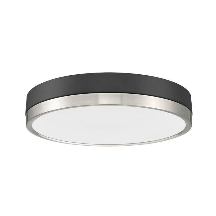 Algar Matte Black Brushed Nickel LED 16 Inch Flushmount Z-Lite 1006F16-MB-BN-LED | theLightShop
