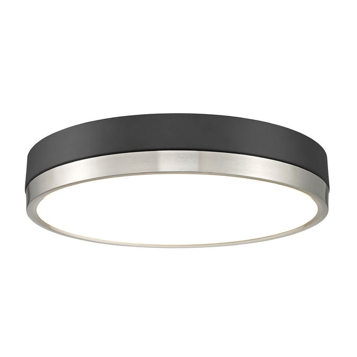 Algar Matte Black Brushed Nickel LED 16 Inch Flushmount Z-Lite 1006F16-MB-BN-LED | theLightShop