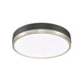 Algar LED Flushmount Matte Black Brushed Nickel Z-Lite 1006F16-MB-BN-LED | theLightShop