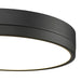 Algar Matte Black LED 16 Inch Flushmount Z-Lite 1006F16-MB-LED | theLightShop