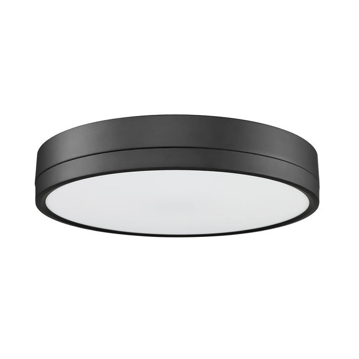 Algar Matte Black LED 16 Inch Flushmount Z-Lite 1006F16-MB-LED | theLightShop