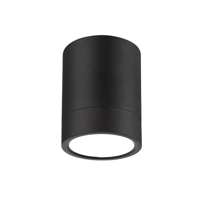 Algar Matte Black LED 6 Inch Cylinder Flushmount Z-Lite 1006F6-MB-LED | theLightShop