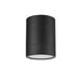 Algar Matte Black LED 6 Inch Cylinder Flushmount Z-Lite 1006F6-MB-LED | theLightShop