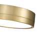 Algar Modern Gold LED 12 Inch Flushmount Z-lite 1006F12-MGLD-LED | theLightShop