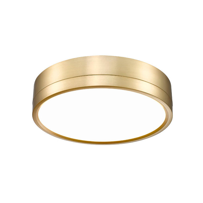 Algar Modern Gold LED 12 Inch Flushmount Z-lite 1006F12-MGLD-LED | theLightShop