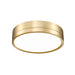 Algar Modern Gold LED 12 Inch Flushmount Z-lite 1006F12-MGLD-LED | theLightShop