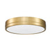 Algar Modern Gold LED 16 Inch Flushmount Z-Lite 1006F16-MGLD-LED | theLightShop
