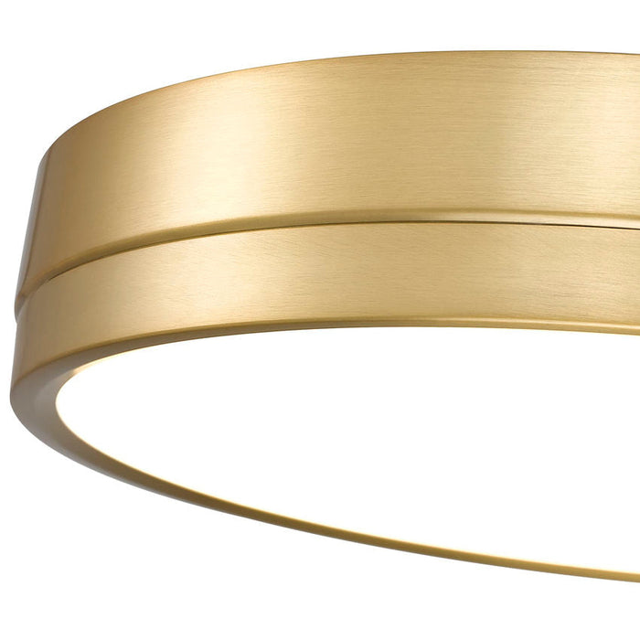 Algar Modern Gold LED 16 Inch Flushmount Z-Lite 1006F16-MGLD-LED | theLightShop