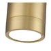 Algar Modern Gold LED 6 Inch Cylinder Flushmount Z-Lite 1006F6-MGLD-LED | theLightShop