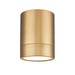 Algar Modern Gold LED 6 Inch Cylinder Flushmount Z-Lite 1006F6-MGLD-LED | theLightShop
