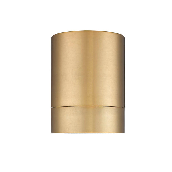 Algar Modern Gold LED 6 Inch Cylinder Flushmount Z-Lite 1006F6-MGLD-LED | theLightShop