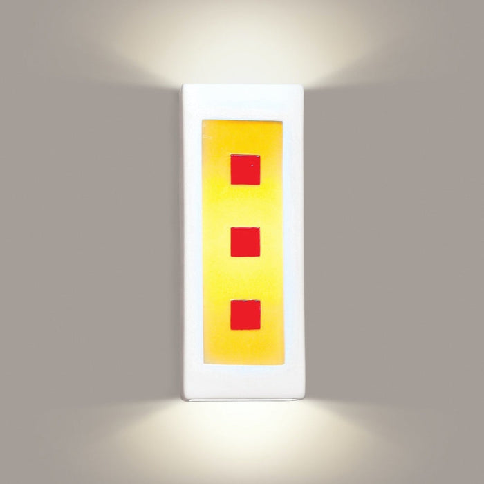 Alladin Satin White Wall Sconce - Wall Sconce