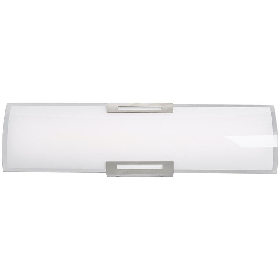 Allure Brushed Nickel 1 Light LED Vanity Bath - Vanity Bath