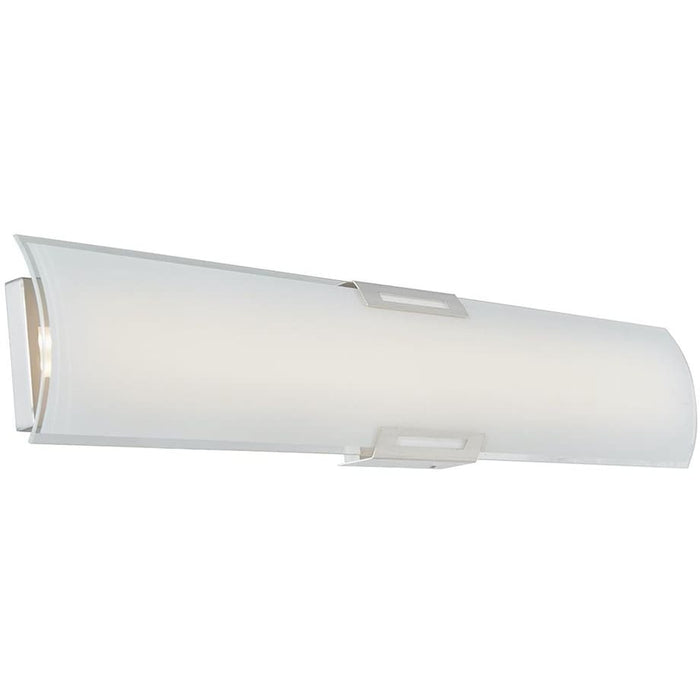 Allure Brushed Nickel 1 Light LED Vanity Bath - Vanity Bath