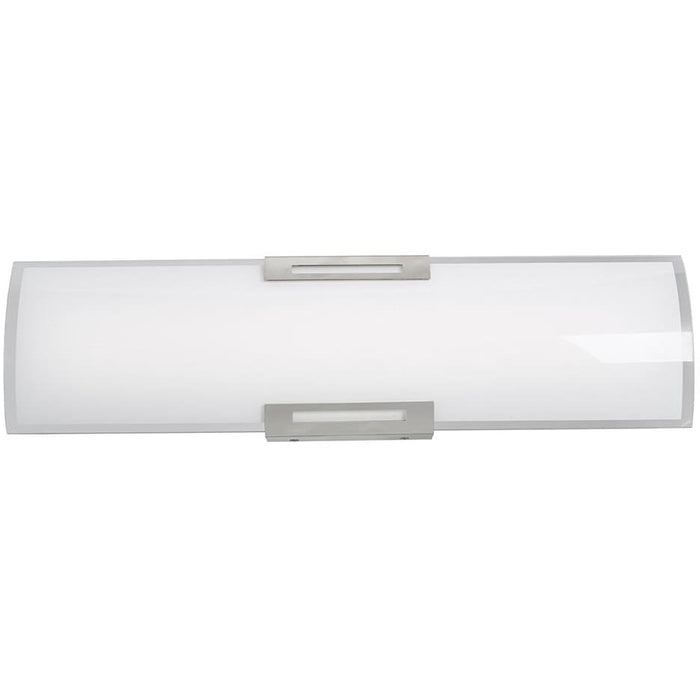 Allure Brushed Nickel 1 Light LED Vanity Bath - Vanity Bath