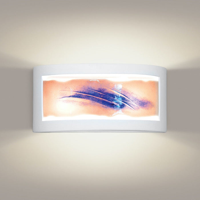 Alluvial Satin White Wall Sconce - Wall Sconce