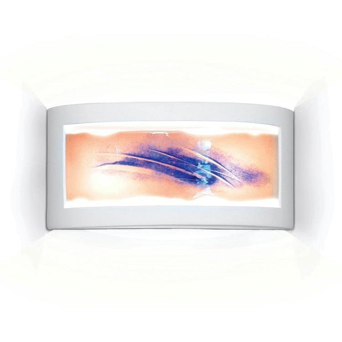 Alluvial Satin White Wall Sconce - Wall Sconce