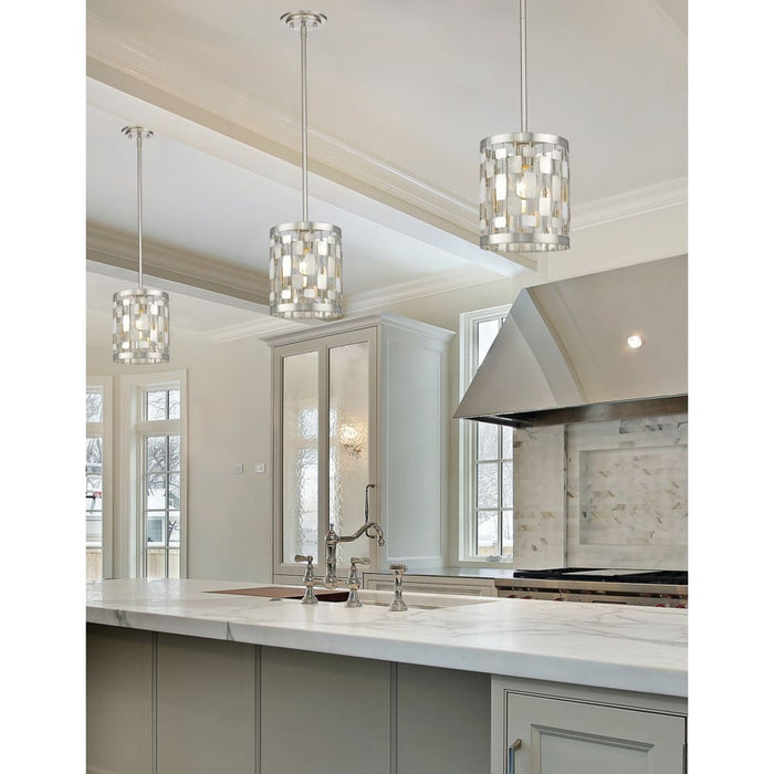 Almet Brushed Nickel Mini-Pendant | theLightShop